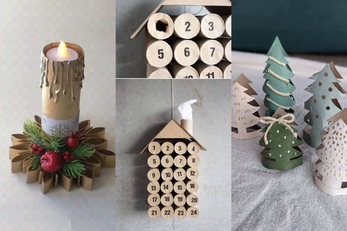 christmas crafts with toilet paper rolls 10