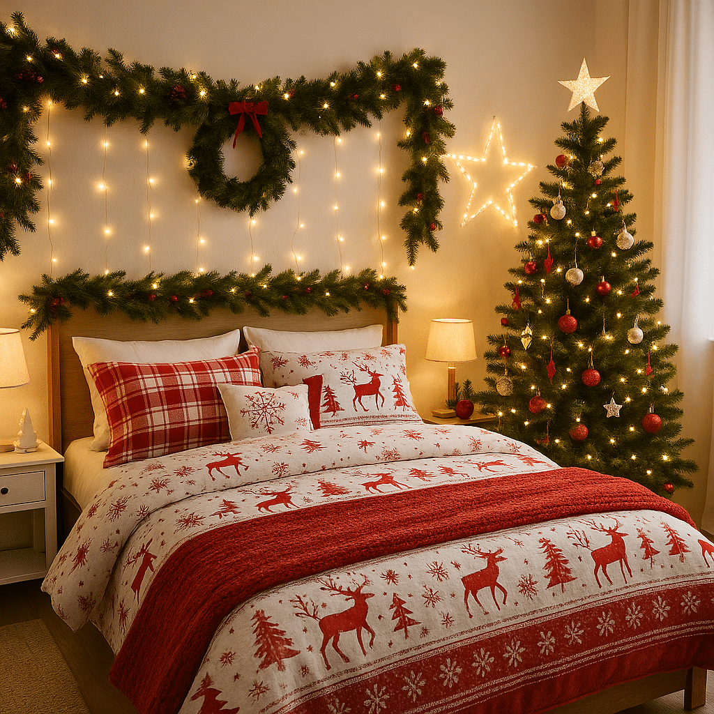 christmas decorating ideas for your bedroom 1