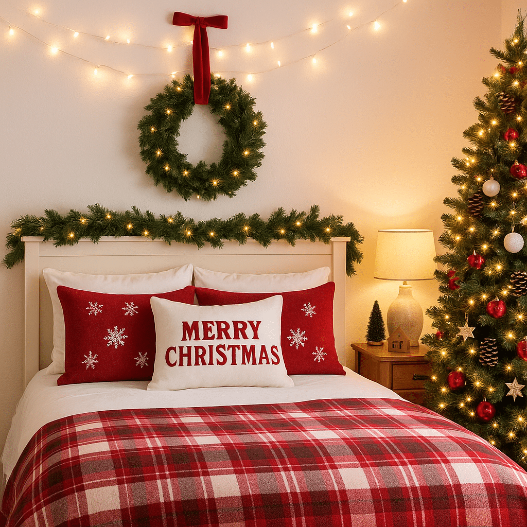 christmas decorating ideas for your bedroom 2