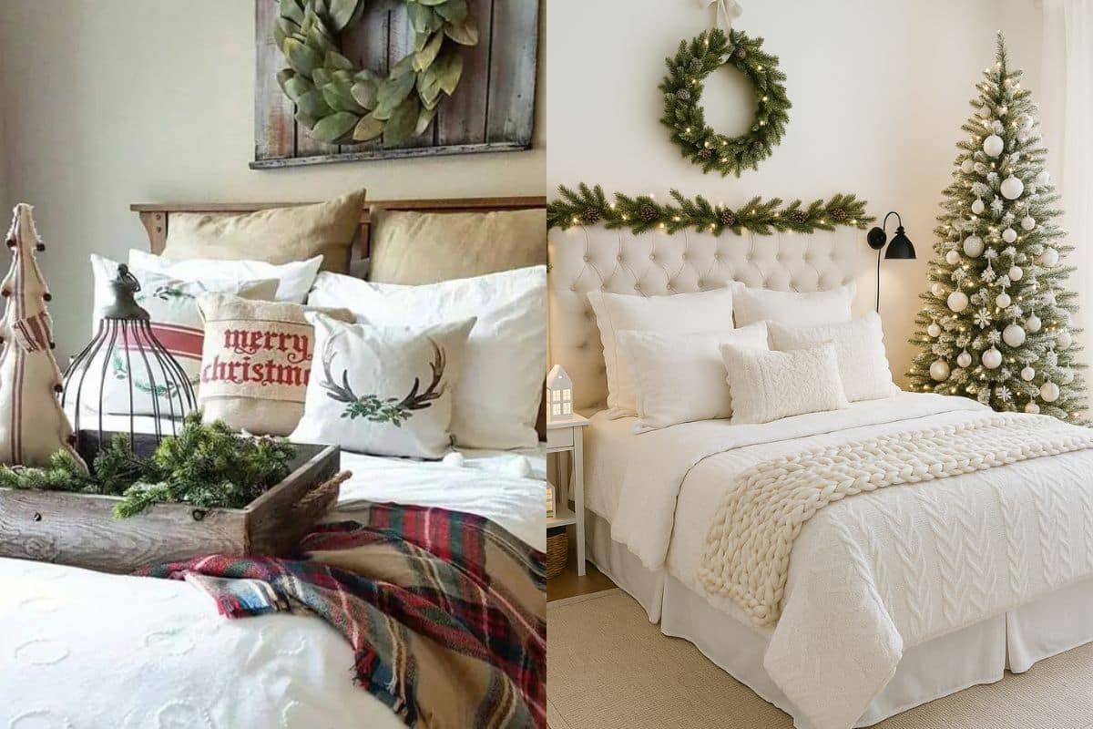 christmas decorating ideas for your bedroom