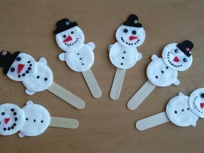 Creative Ideas for Christmas Decorations Made with Cotton Disks