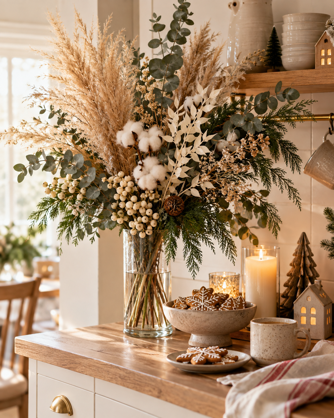 Christmas Decorations with Dried Bouquets for Your Home Christmas Decorations with Dried Bouquets for Your Home christmas decorations with dried bouquets 2