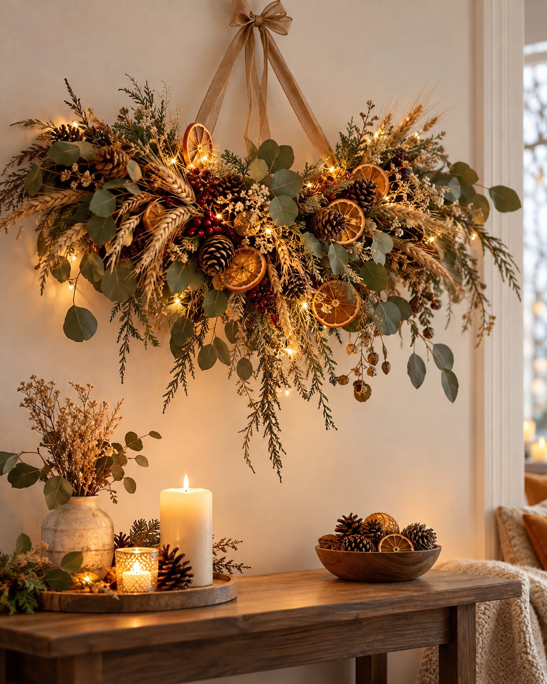 Christmas Decorations with Dried Bouquets for Your Home Christmas Decorations with Dried Bouquets for Your Home christmas decorations with dried bouquets 4