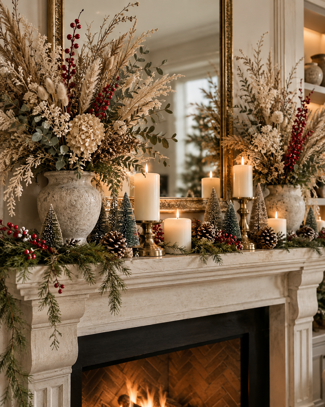 Christmas Decorations with Dried Bouquets for Your Home Christmas Decorations with Dried Bouquets for Your Home christmas decorations with dried bouquets 8