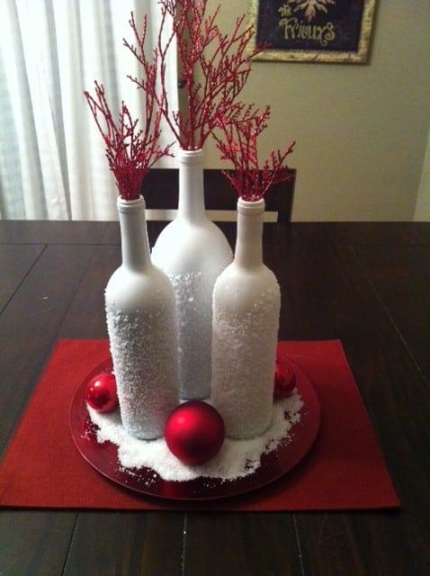 christmas decorations with glass bottles 3