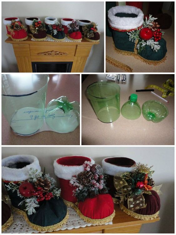 Amazing Christmas Decorations with Plastic Bottles