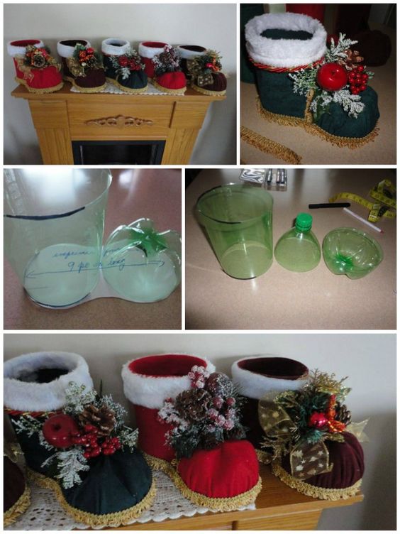 christmas decorations with plastic bottles 1