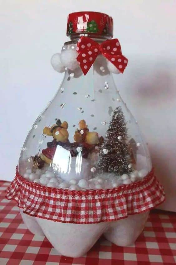 christmas decorations with plastic bottles 2