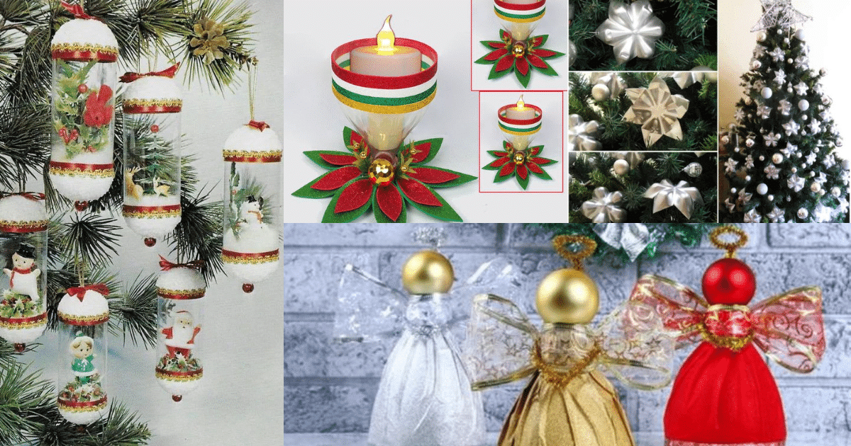 christmas decorations with plastic bottles 2