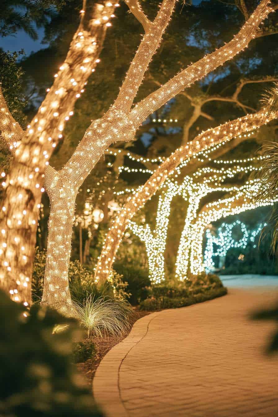 christmas garden tree decor