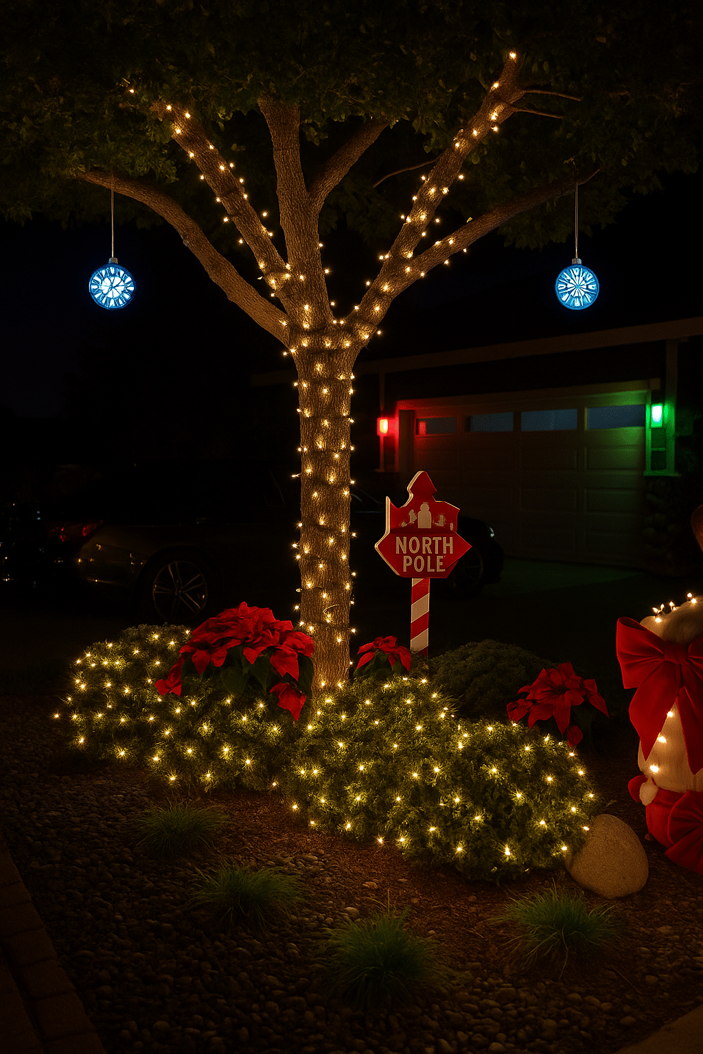 christmas garden tree decor