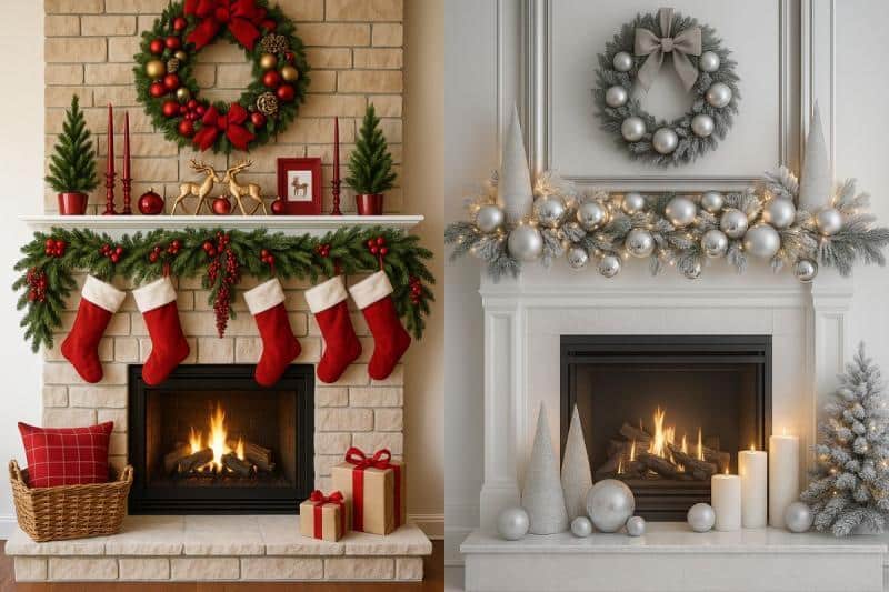 christmas mantle decor ideas
