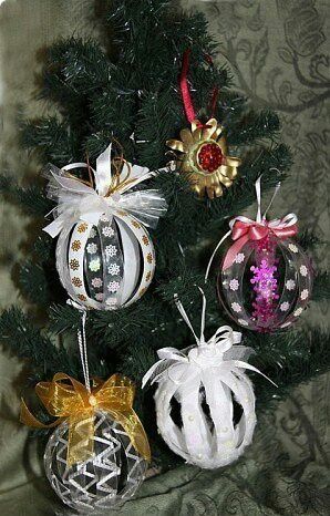 christmas ornaments made with plastic bottles 3