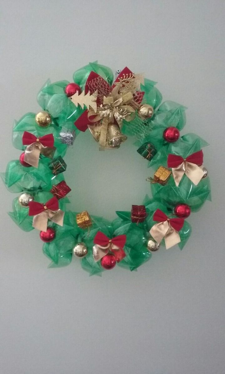 christmas ornaments made with plastic bottles 5