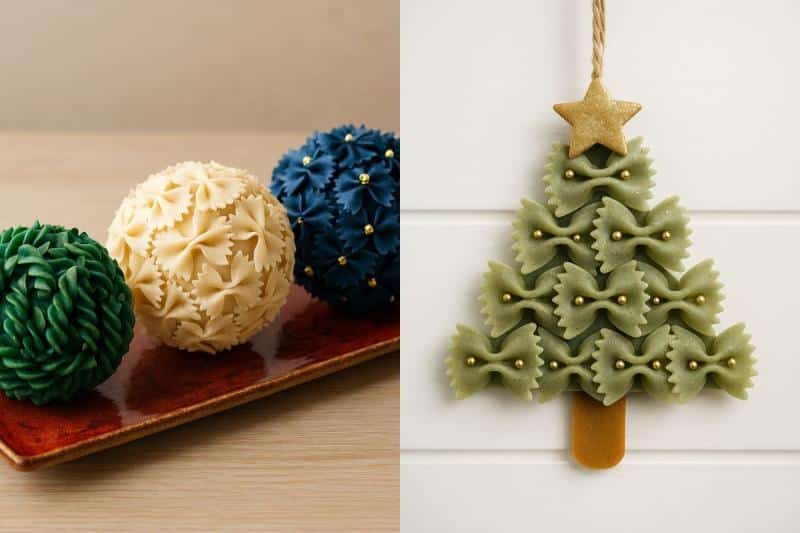 christmas ornaments to make with pasta