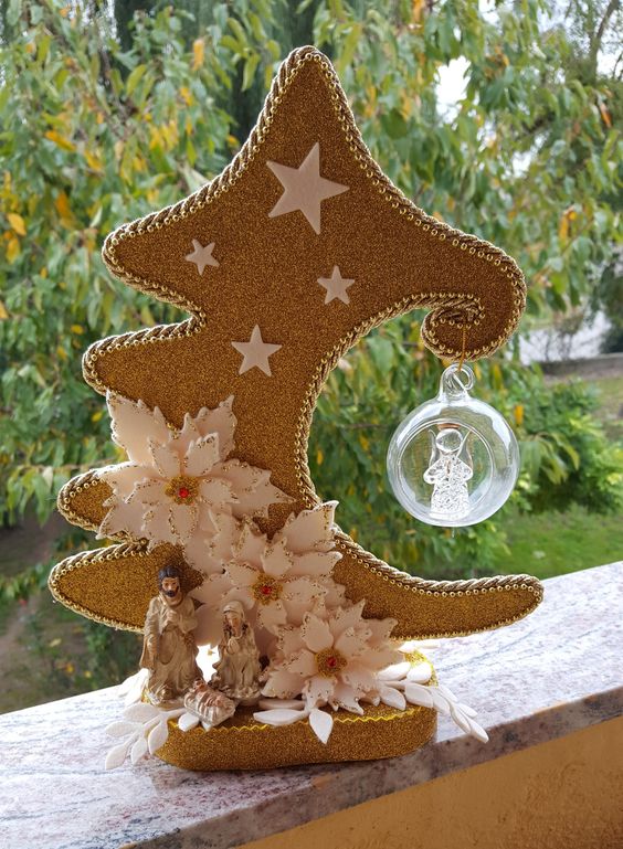 christmas tree ornaments cardboard and foam 4