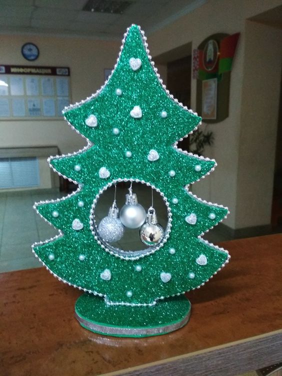 christmas tree ornaments cardboard and foam 9