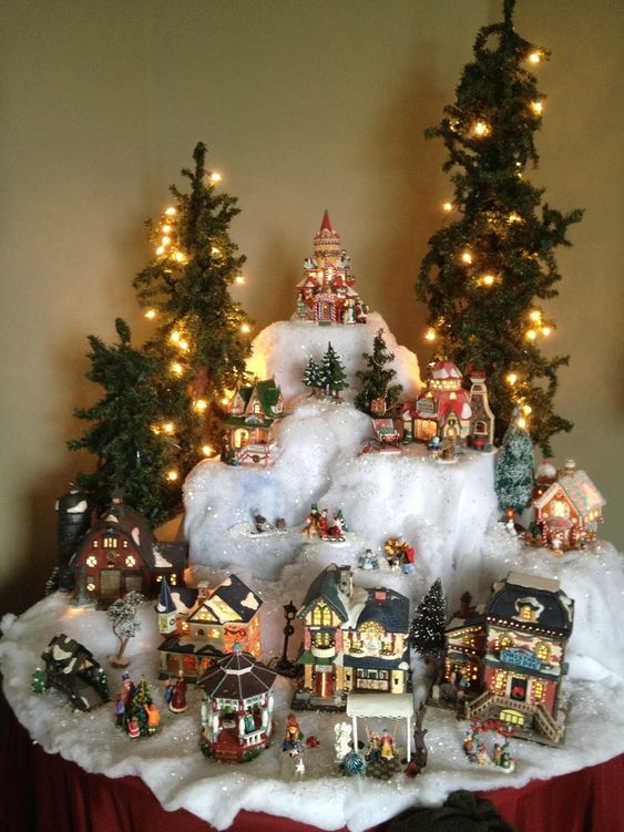 christmas village ideas 6