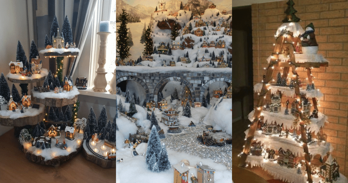 christmas village ideas