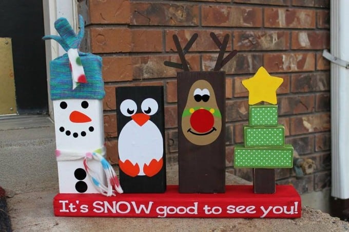 15+ DIY Christmas Wood Crafts