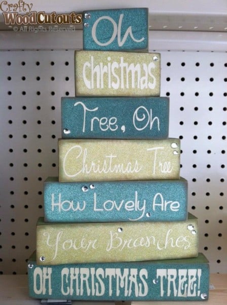 15+ DIY Christmas Wood Crafts