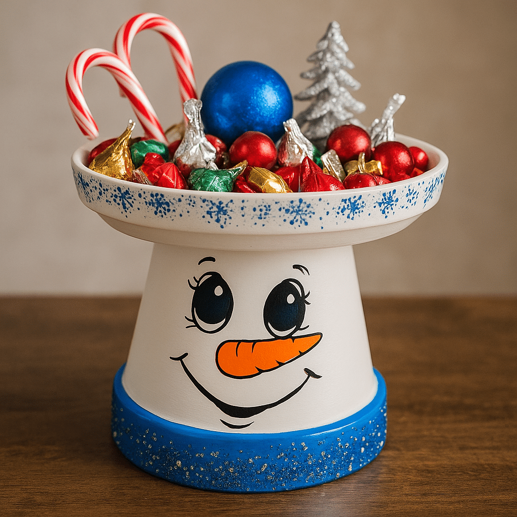 clay pot christmas decorations 1