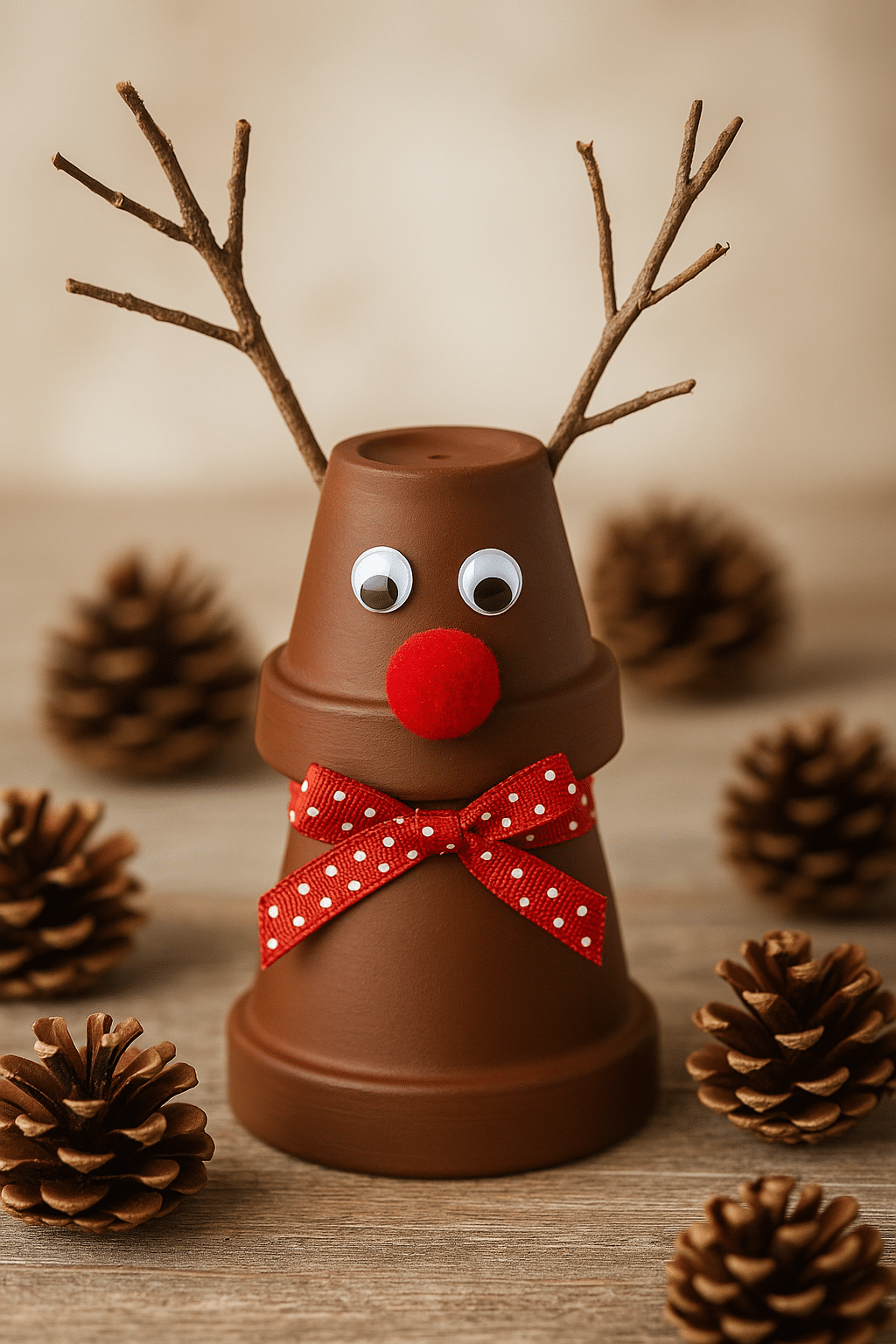 clay pot christmas decorations 3