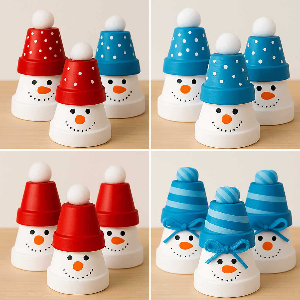 clay pot christmas decorations 5