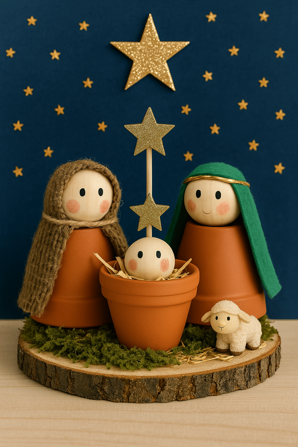 clay pot christmas decorations 6
