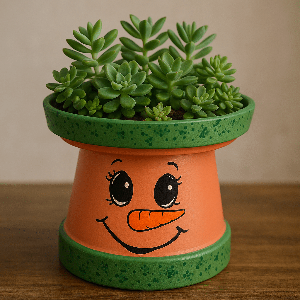 clay pot christmas decorations 9