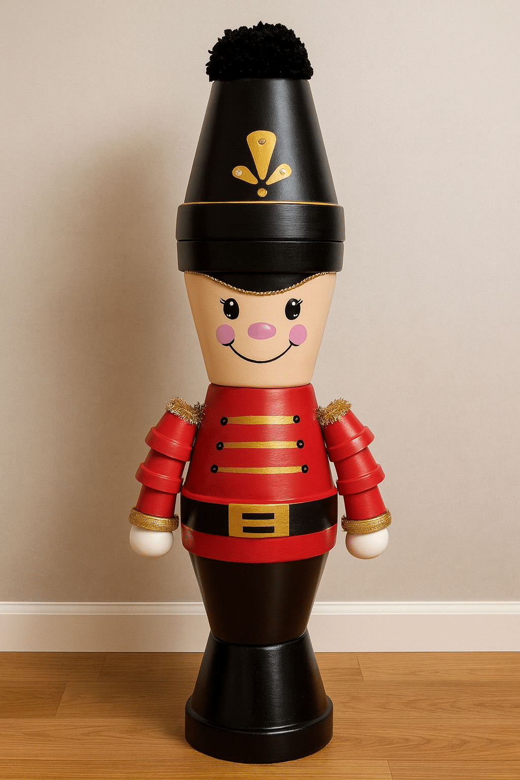 clay pot christmas decorations