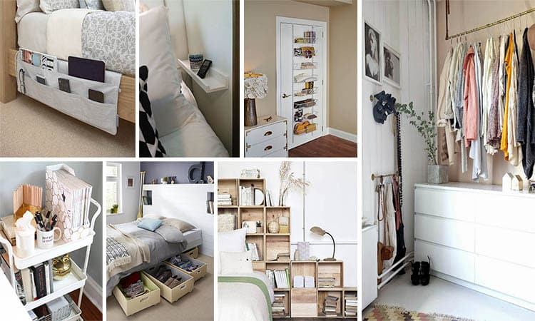 clever bedroom organization ideas