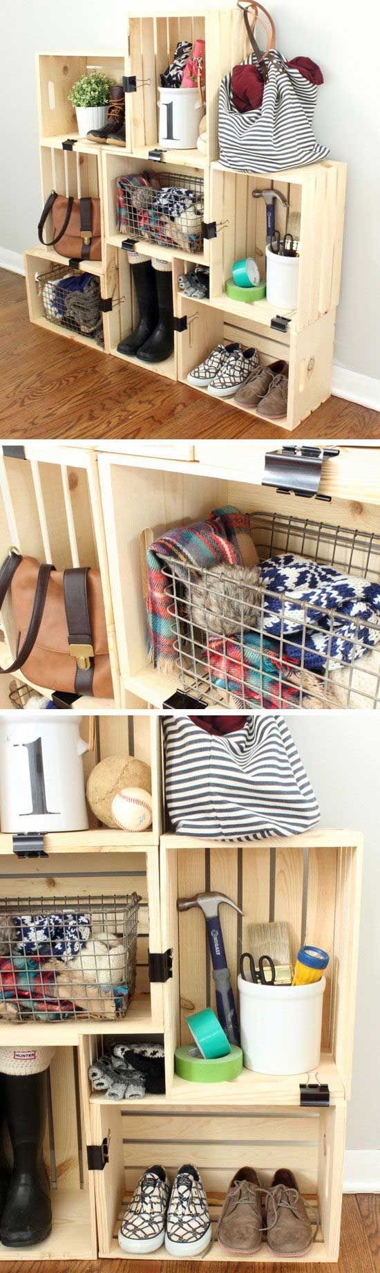 clever home storage hacks 9