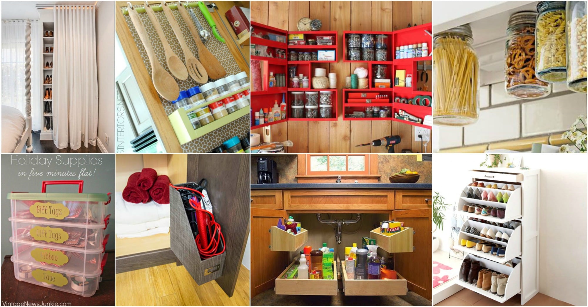 clever home storage hacks diy