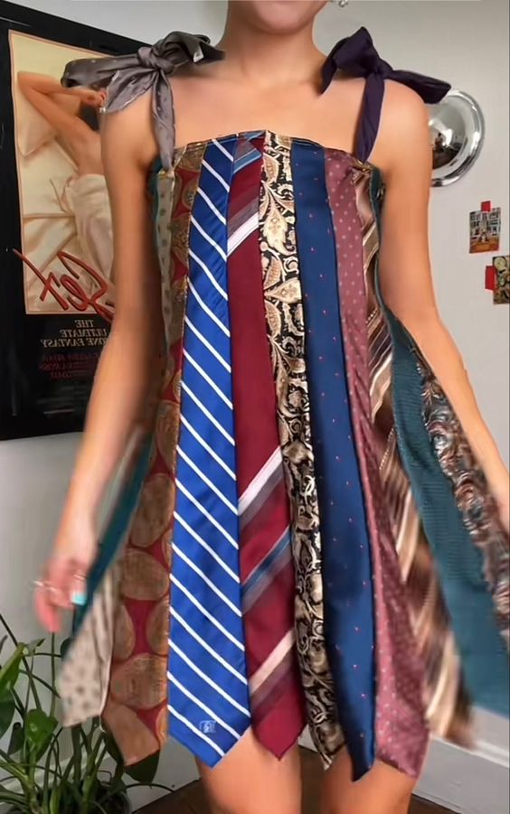 clothes made with ties