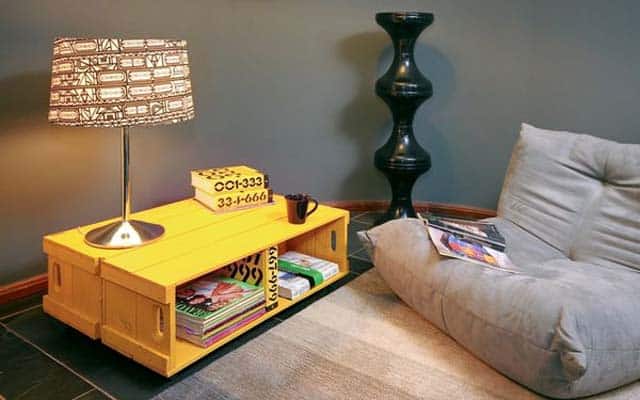 15+ Lovely DIY Colored Wooden Crates