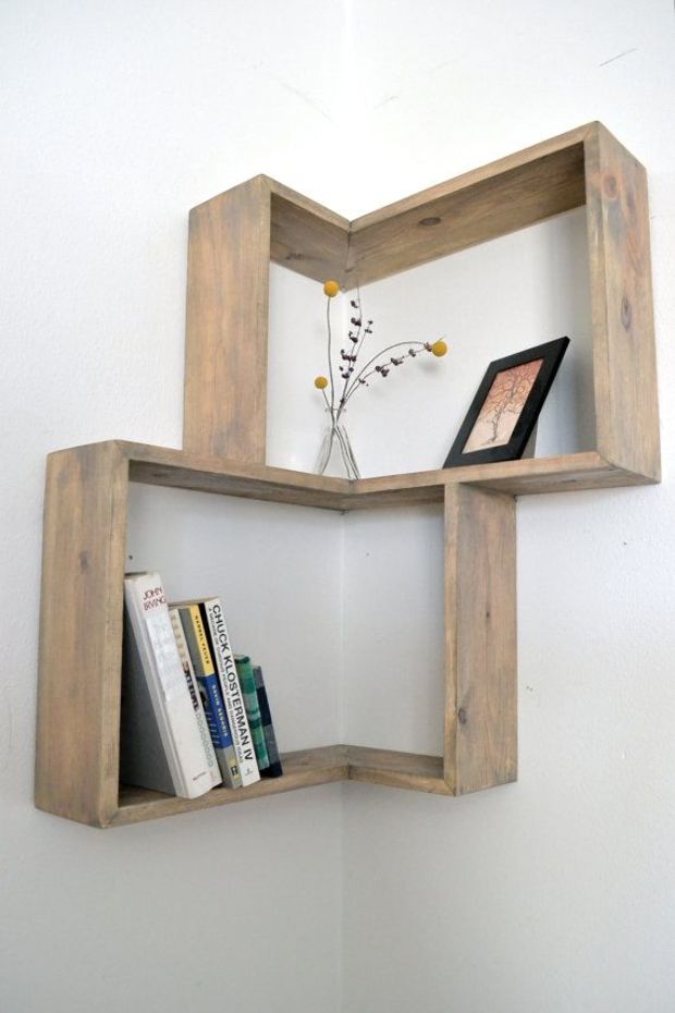 15+ Fascinating Corner Shelves