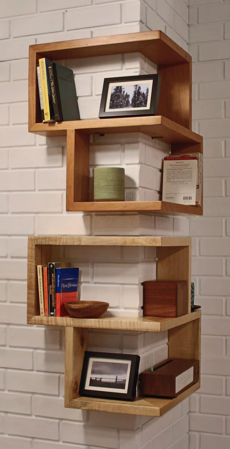 15+ Fascinating Corner Shelves