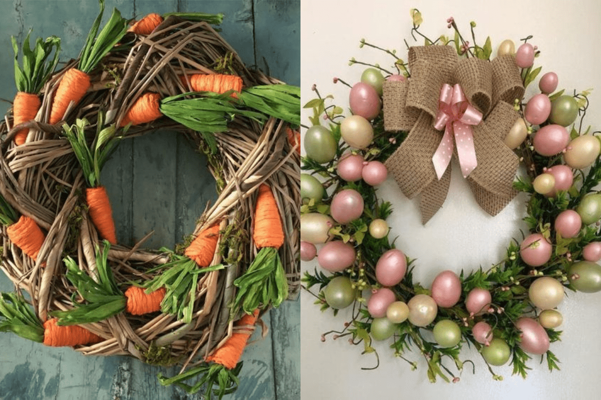 crafting your easter wreath