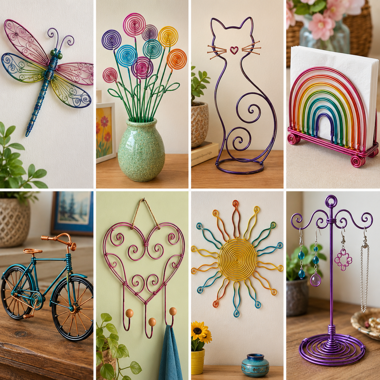 Crafts with Colored Wire: Creative DIY Projects Crafts with Colored Wire: Creative DIY Projects crafts with colored wire 9