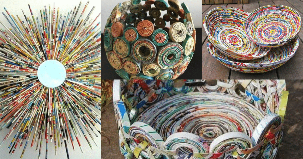 crafty ways to repurpose old magazines