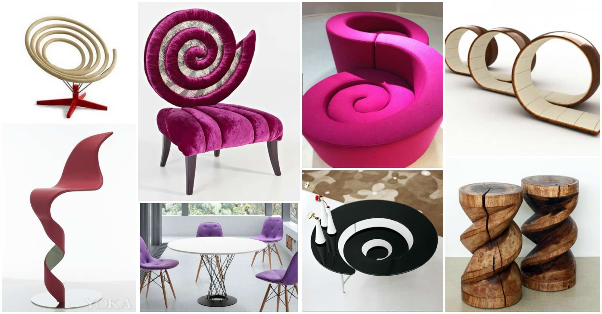 crazy spiral furniture
