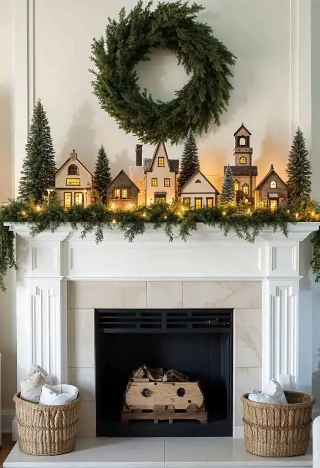 create a magical christmas village ideas 2