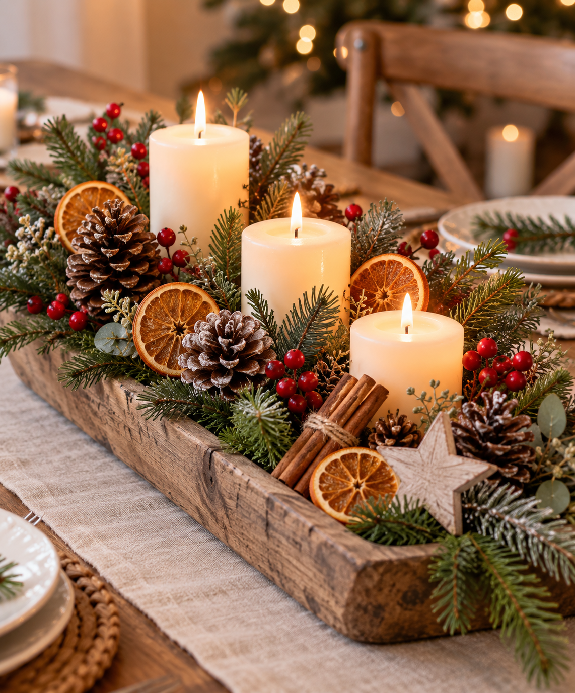 Create a Rustic and Cozy Christmas Centerpiece Create a Rustic and Cozy Christmas Centerpiece create a rustic and cozy christmas centerpiece 5