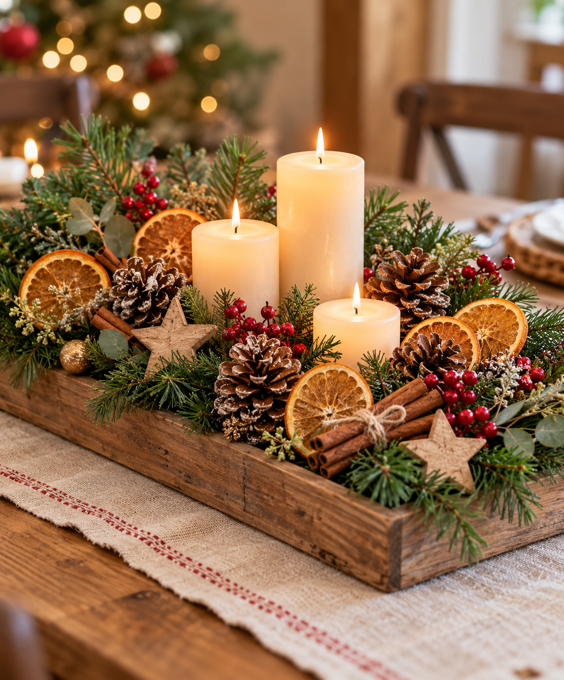 Create a Rustic and Cozy Christmas Centerpiece Create a Rustic and Cozy Christmas Centerpiece create a rustic and cozy christmas centerpiece
