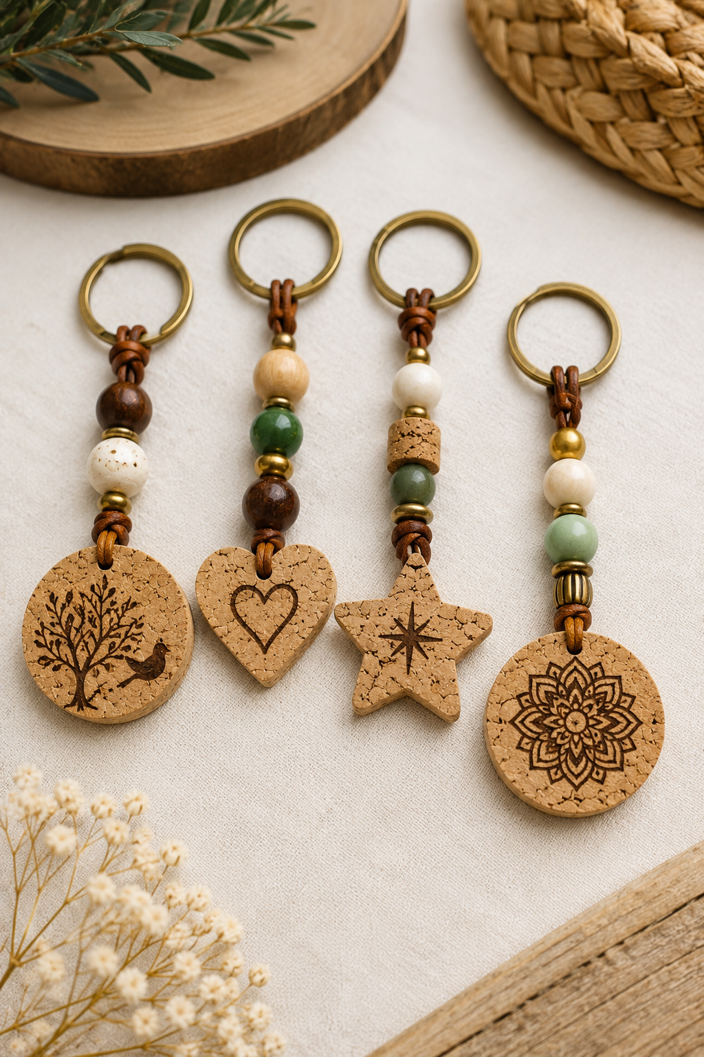 Create elegant cork ornaments with beads step by step Create elegant cork ornaments with beads step by step create elegant cork ornaments with beads 7