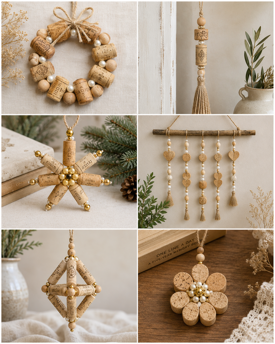 Create elegant cork ornaments with beads step by step Create elegant cork ornaments with beads step by step create elegant cork ornaments with beads 9