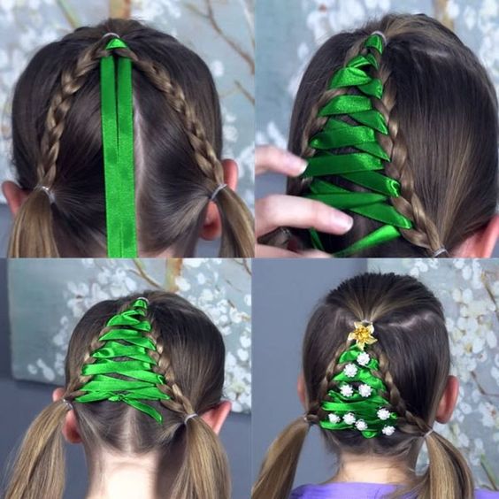 creative and original hairstyles for christmas 1