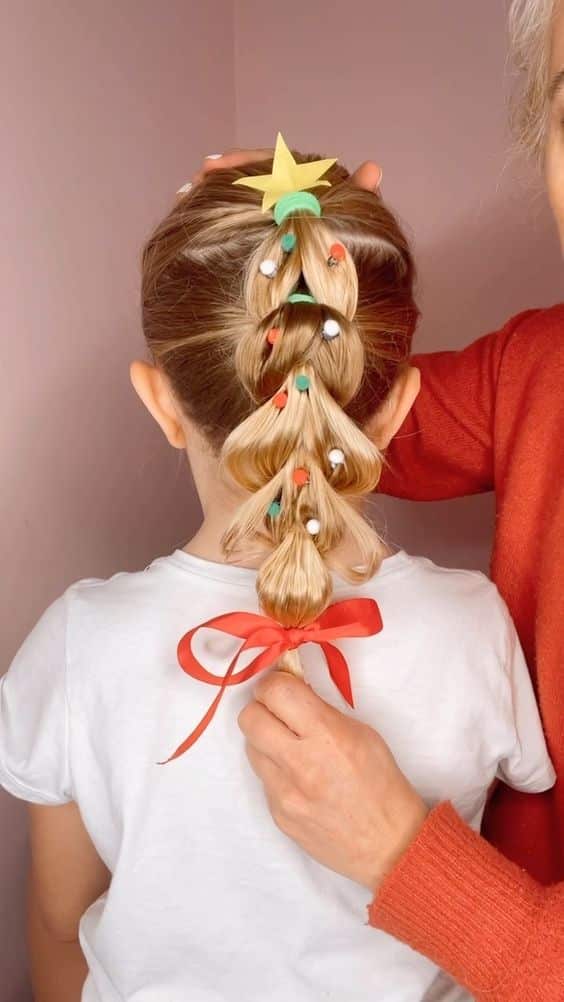 creative and original hairstyles for christmas 10