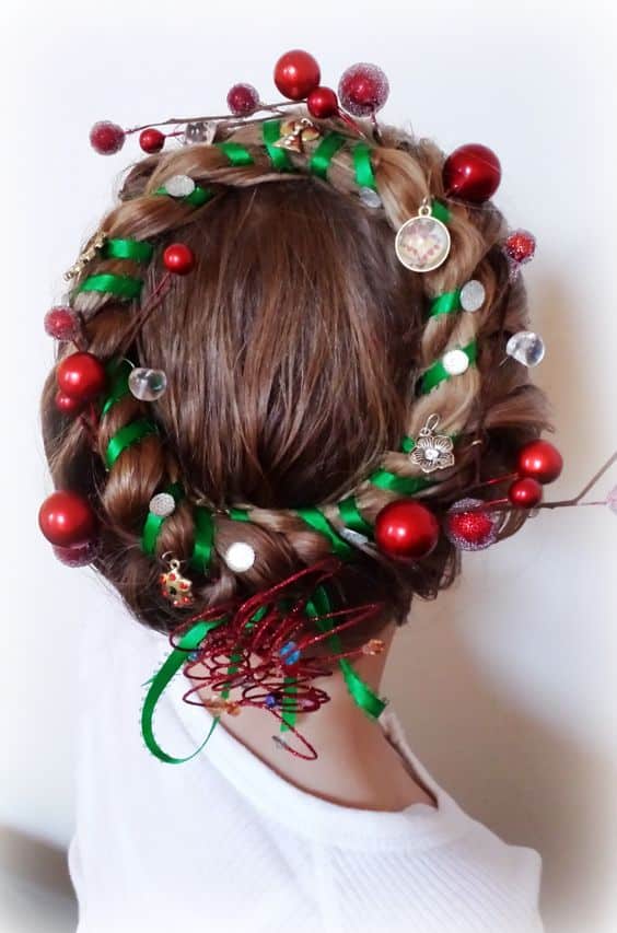 creative and original hairstyles for christmas 11